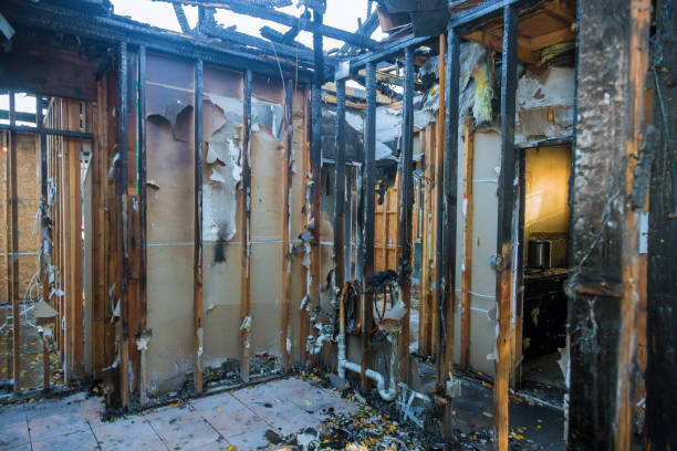 Professional Fire Damage Removal technician working in LaGrange, GA